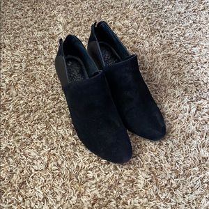 Vince Camuto black booties